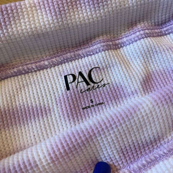 Pacsun small purple white tye dye Terry cloth mini skirt happy summer - Picture 4 of 6